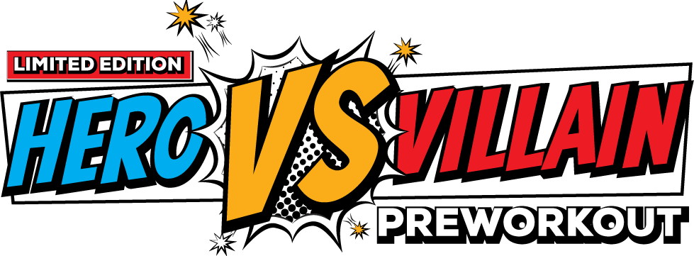 hero vs villain logo